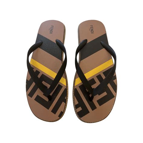 fendi jelly flip flops|farfetch fendi sandals.